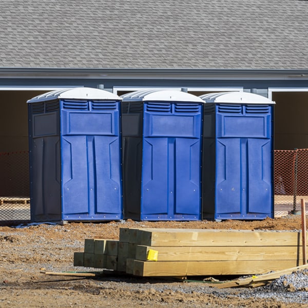 what is the cost difference between standard and deluxe porta potty rentals in Creel ND